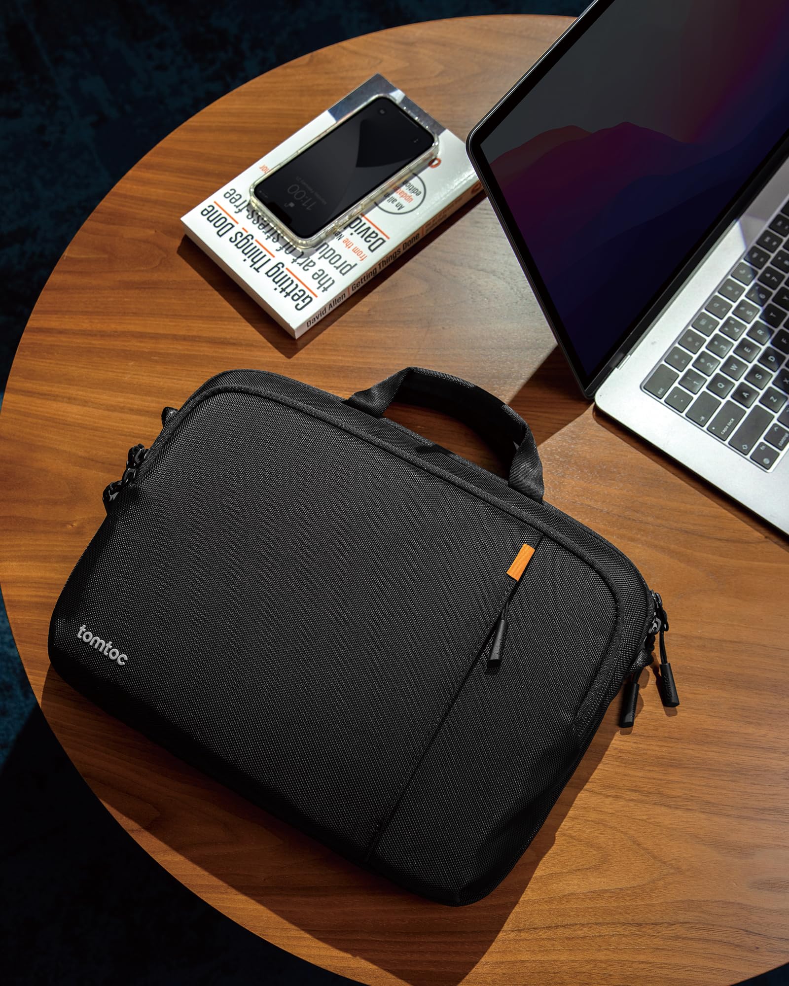 tomtoc 360 Protective Laptop Carrying Case for 2026 16-inch MacBook Pro M5/M4/M3/M2/M1 Pro/Max A3428 A3429 A3403 A3186 A2991, Water-resistant Laptop Shoulder Bag fits 15-inch MacBook Air M5/M4/M3/M2 - Image 3