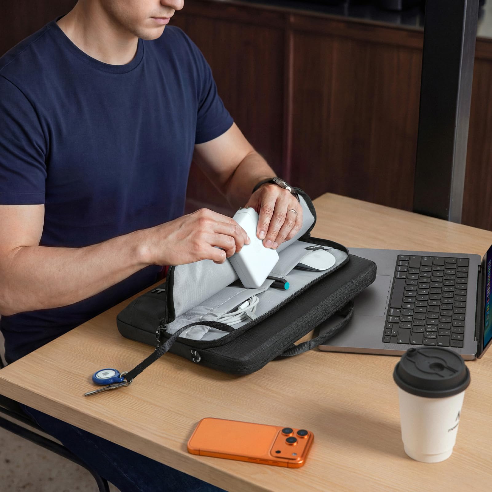 tomtoc 360° Protective Laptop Case for 13-inch MacBook Air M5/A3449 (2026), M4/A3240, M3/A3113, M2/A2681, M1/A2337, Water-Resistant Case with CornerArmor, Fits 13-inch MacBook Neo & Surface Pro/Laptop - Image 7