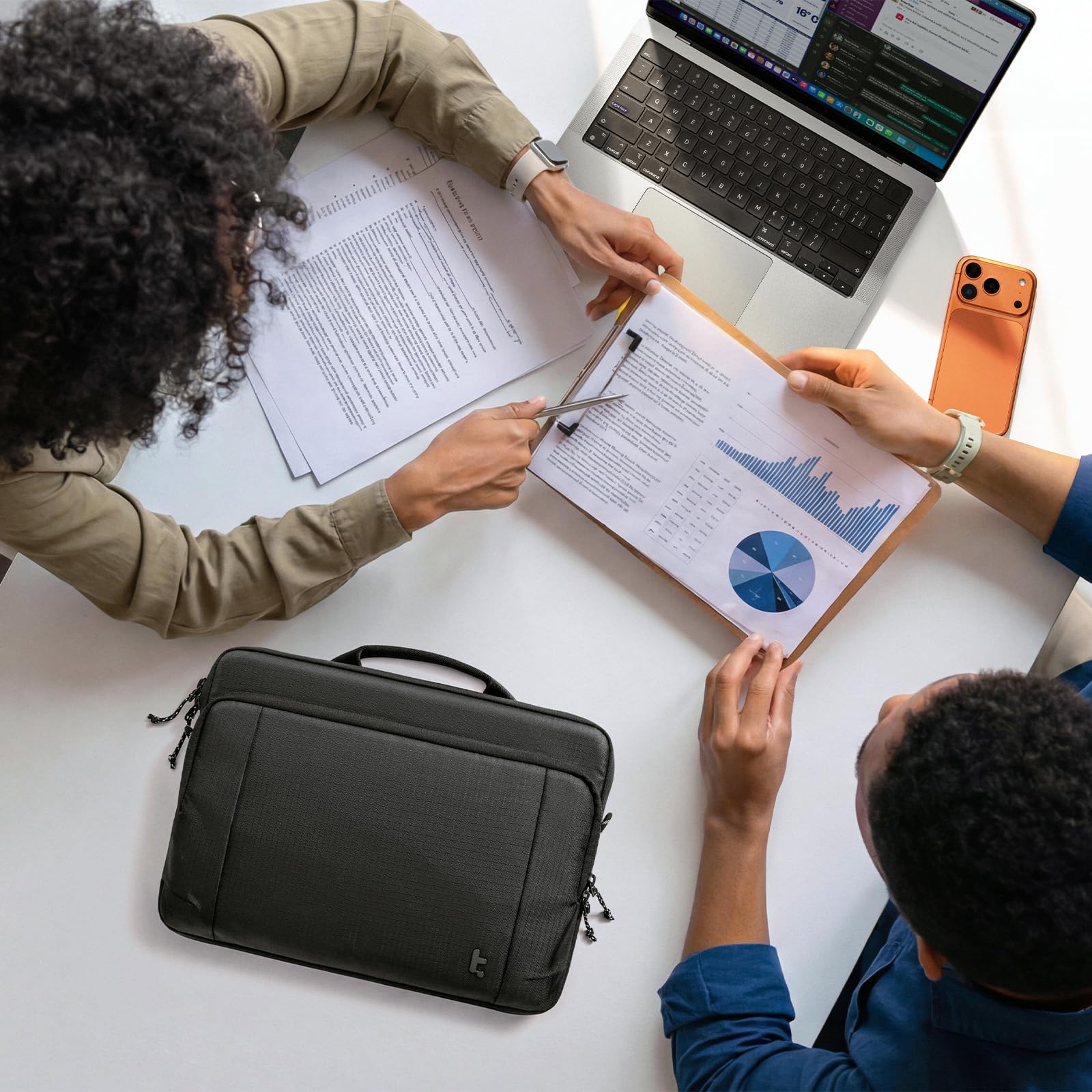 tomtoc 360° Protective Laptop Case for 13-inch MacBook Air M5/A3449 (2026), M4/A3240, M3/A3113, M2/A2681, M1/A2337, Water-Resistant Case with CornerArmor, Fits 13-inch MacBook Neo & Surface Pro/Laptop - Image 8