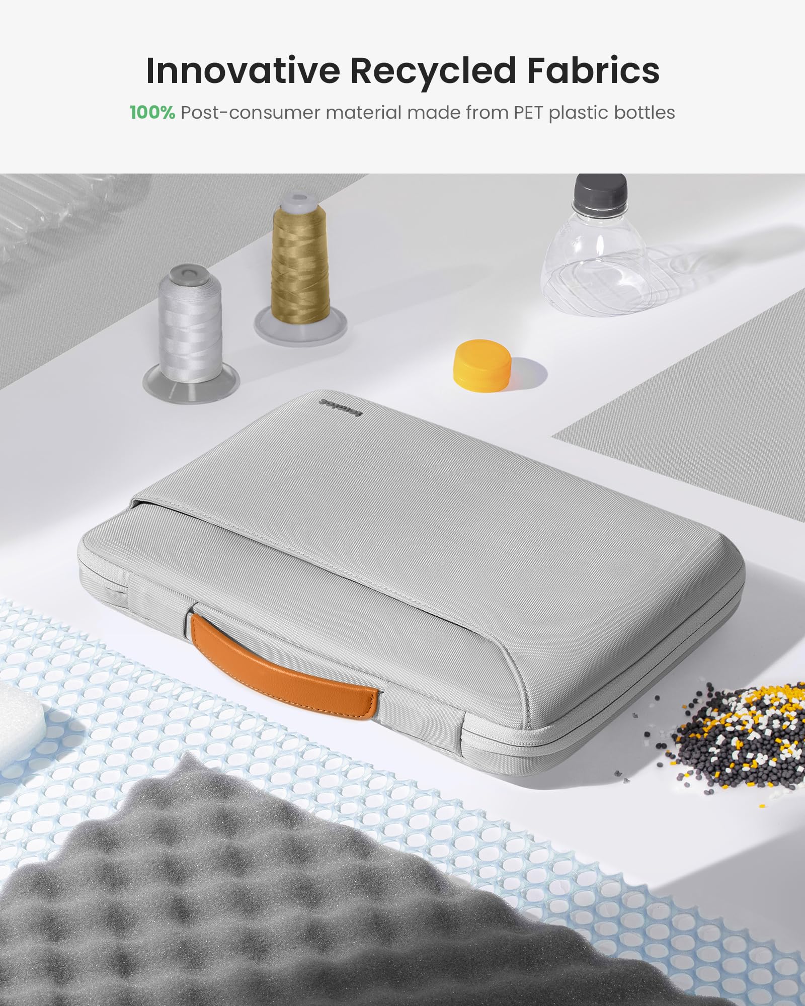 tomtoc 360 Protective Laptop Sleeve for 14-inch MacBook Pro M5/M4/M3/M2/M1 Pro/Max A3426 A3427 A3434 A3112 A3401 A3185, Water-Resistant Laptop Case Fits 13-inch iPad Pro/iPad Air & Dell XPS 14 Laptop - Image 7