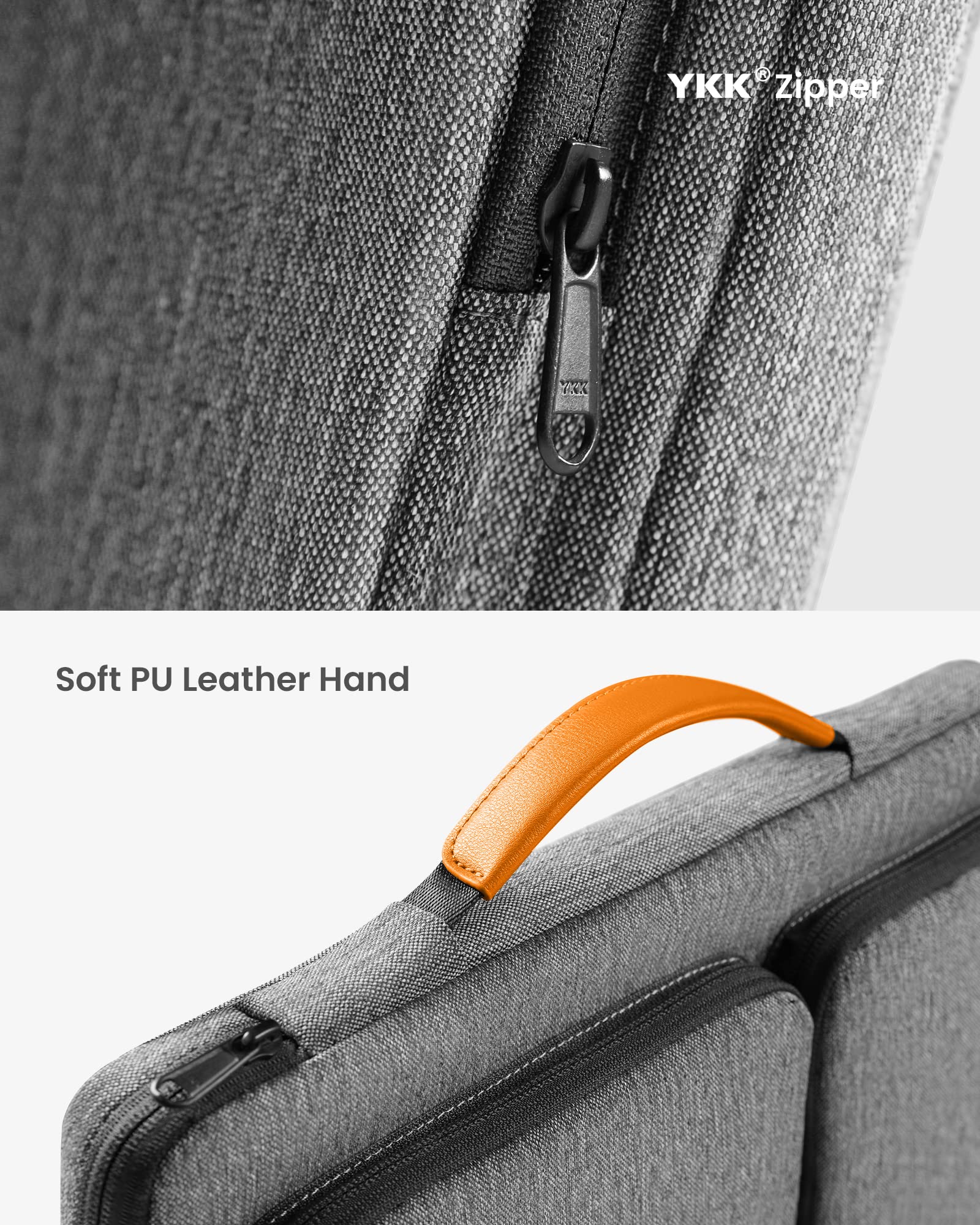 tomtoc 360 Protective Laptop Sleeve for 15-inch 2026 New MacBook Air M5/A3448, M4/A3241, M3/A3114, M2/A2941, 15 Inch Surface Laptop 7/6/5, Dell XPS 15 Plus, Water-Resistant Accessory Bag Case - Image 7