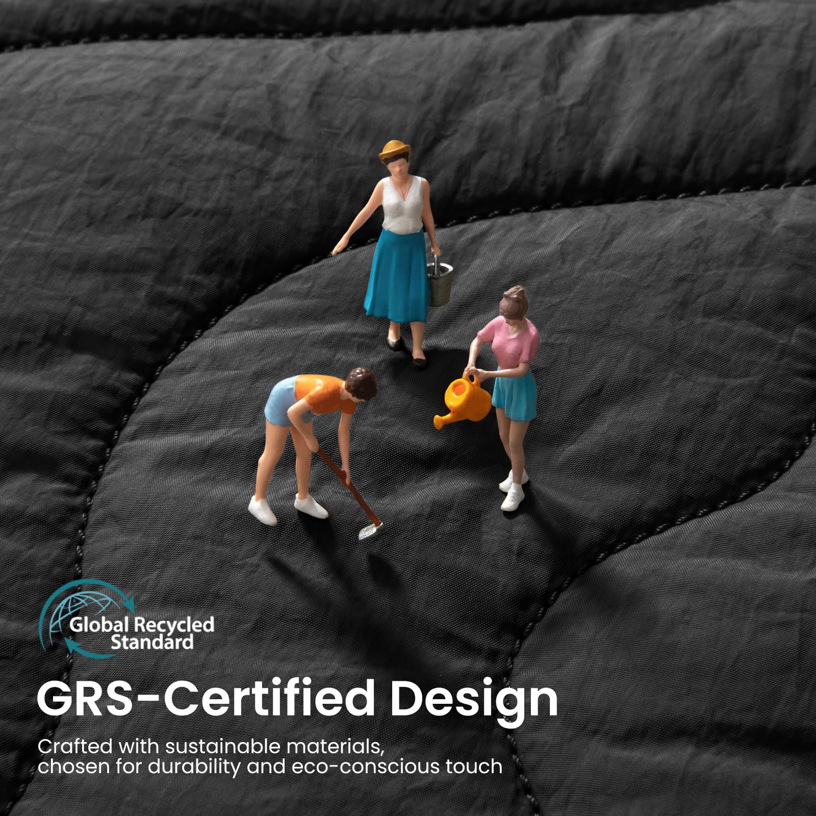 tomtoc Electronics Organizer Travel Case, Soft Puffy Organizer Bag Birthday Christmas Gifts Travel Essentials for Women Girls, Portable Accessory Tech Pouch Storage for Charger, Cord, Cable, Phone - Image 5