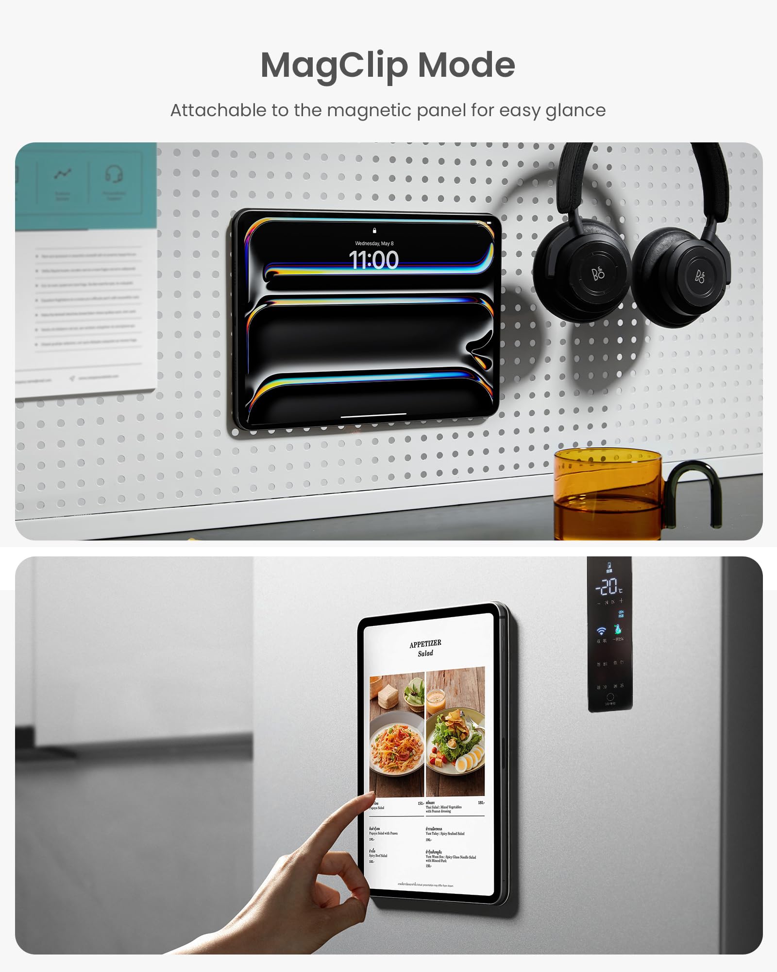 tomtoc iPad Pro Detachable Folio Case for 2024 13 Inch iPad Pro M4, Separable Slim Protective Panel & 4-Modes with Ultra-Light Fiberglass Material, Support Apple Pencil Pro & Auto Wake/Sleep - Image 6