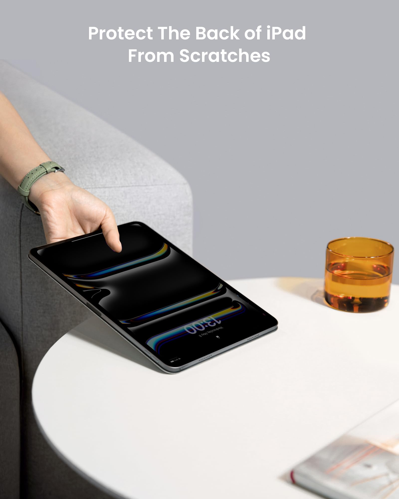 tomtoc iPad Pro Detachable Folio Case for 2024 13 Inch iPad Pro M4, Separable Slim Protective Panel & 4-Modes with Ultra-Light Fiberglass Material, Support Apple Pencil Pro & Auto Wake/Sleep - Image 7