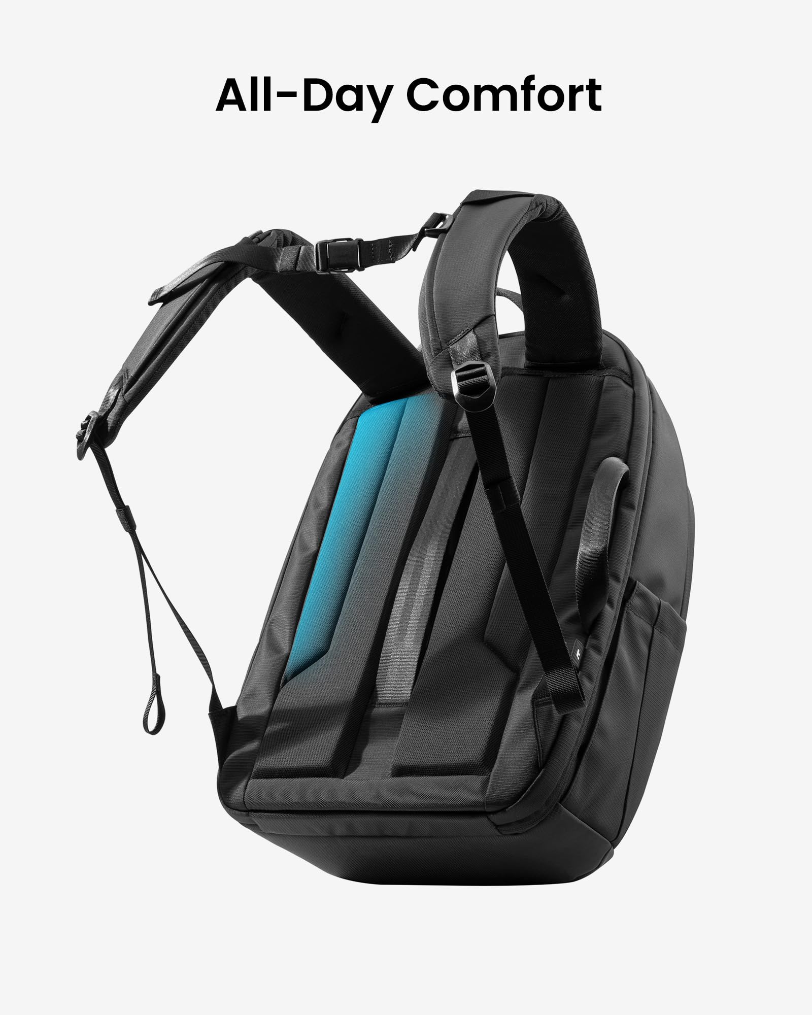 tomtoc Laptop Backpack 32L, Large Business Work Bag Fits 15.6-16 Inch Laptop, Water-Resistant Durable Computer Travel Backpack for Business Trip, Weekend Getaway - Image 5