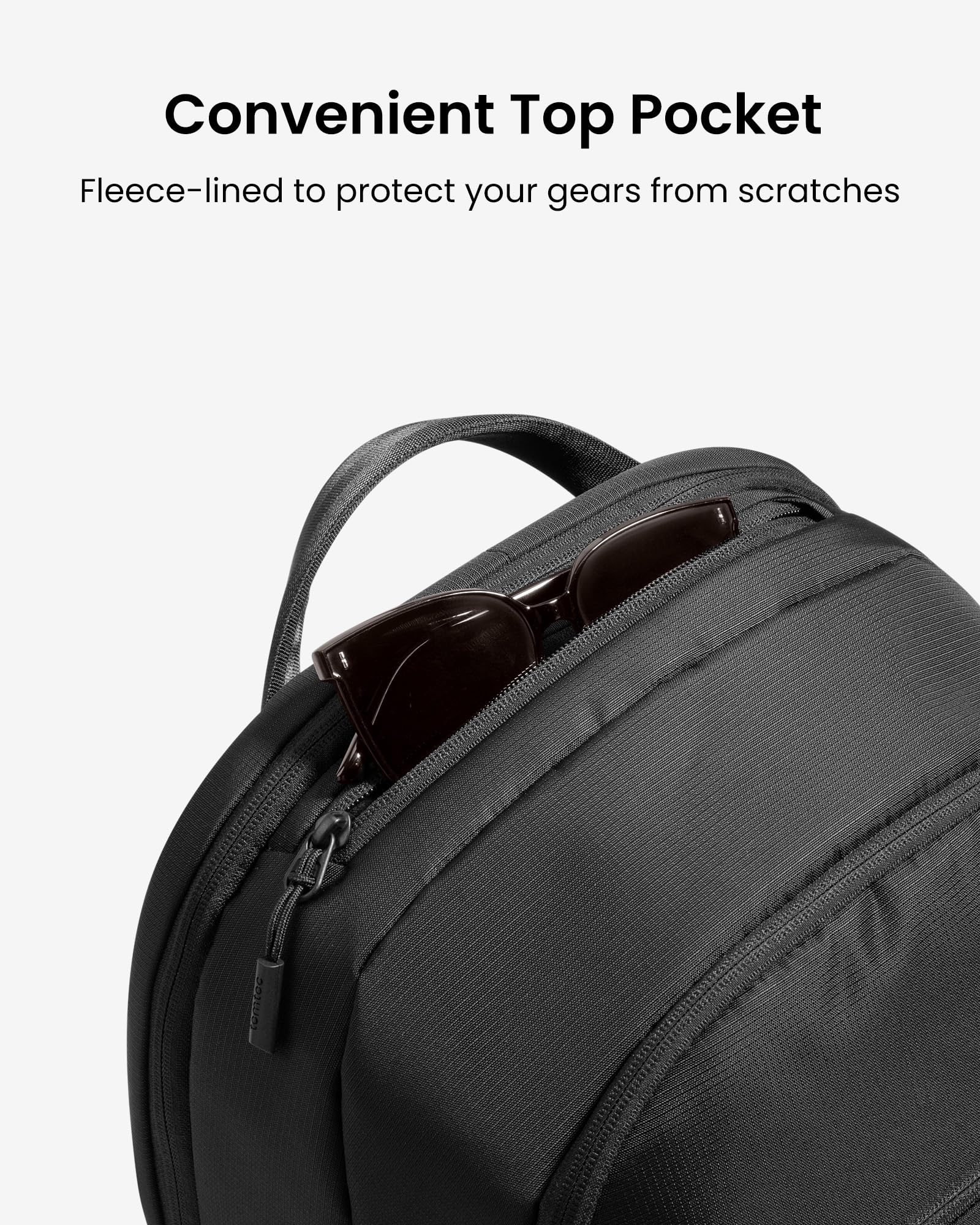 tomtoc Laptop Backpack 32L, Large Business Work Bag Fits 15.6-16 Inch Laptop, Water-Resistant Durable Computer Travel Backpack for Business Trip, Weekend Getaway - Image 6