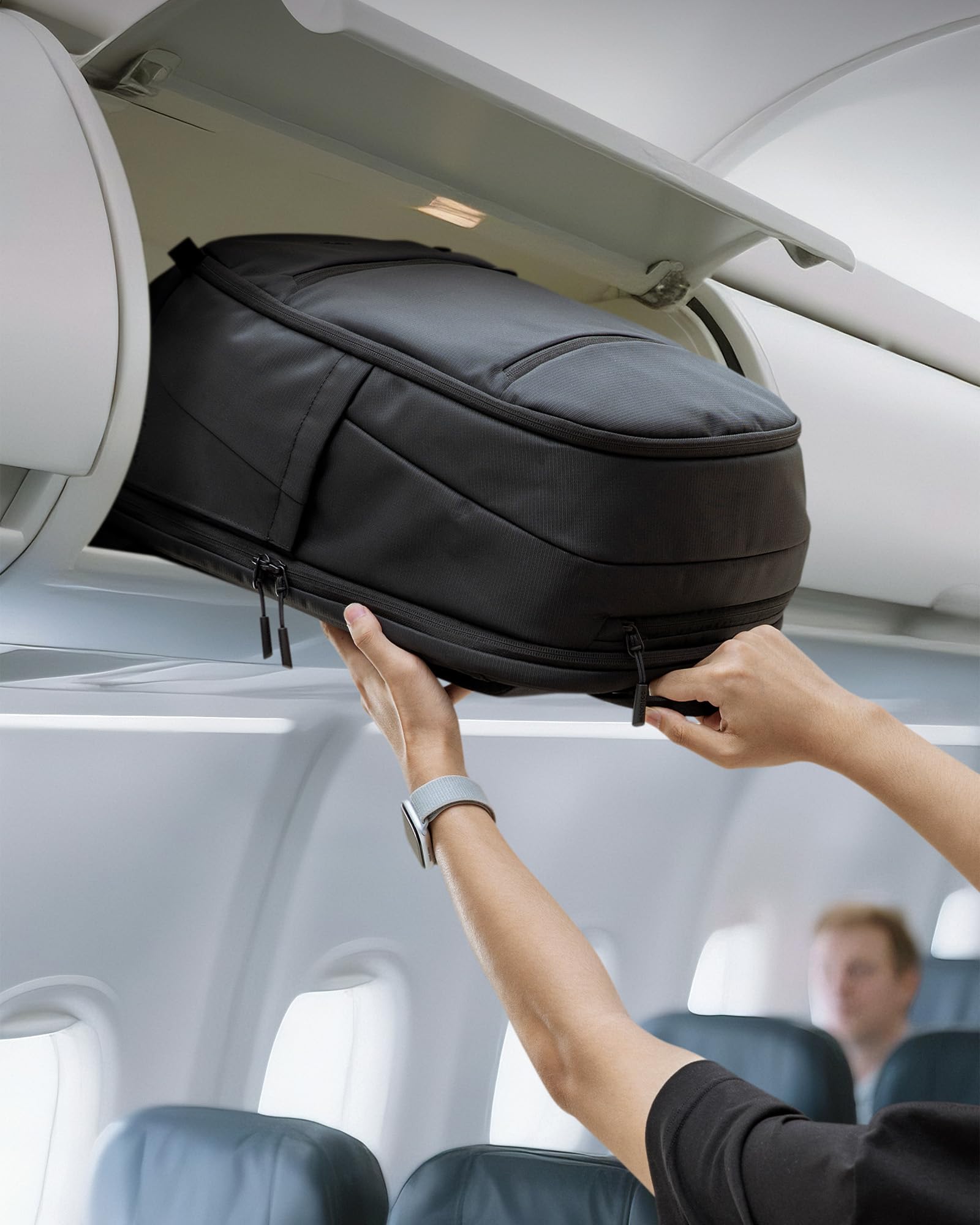 tomtoc Laptop Backpack 32L, Large Business Work Bag Fits 15.6-16 Inch Laptop, Water-Resistant Durable Computer Travel Backpack for Business Trip, Weekend Getaway - Image 7