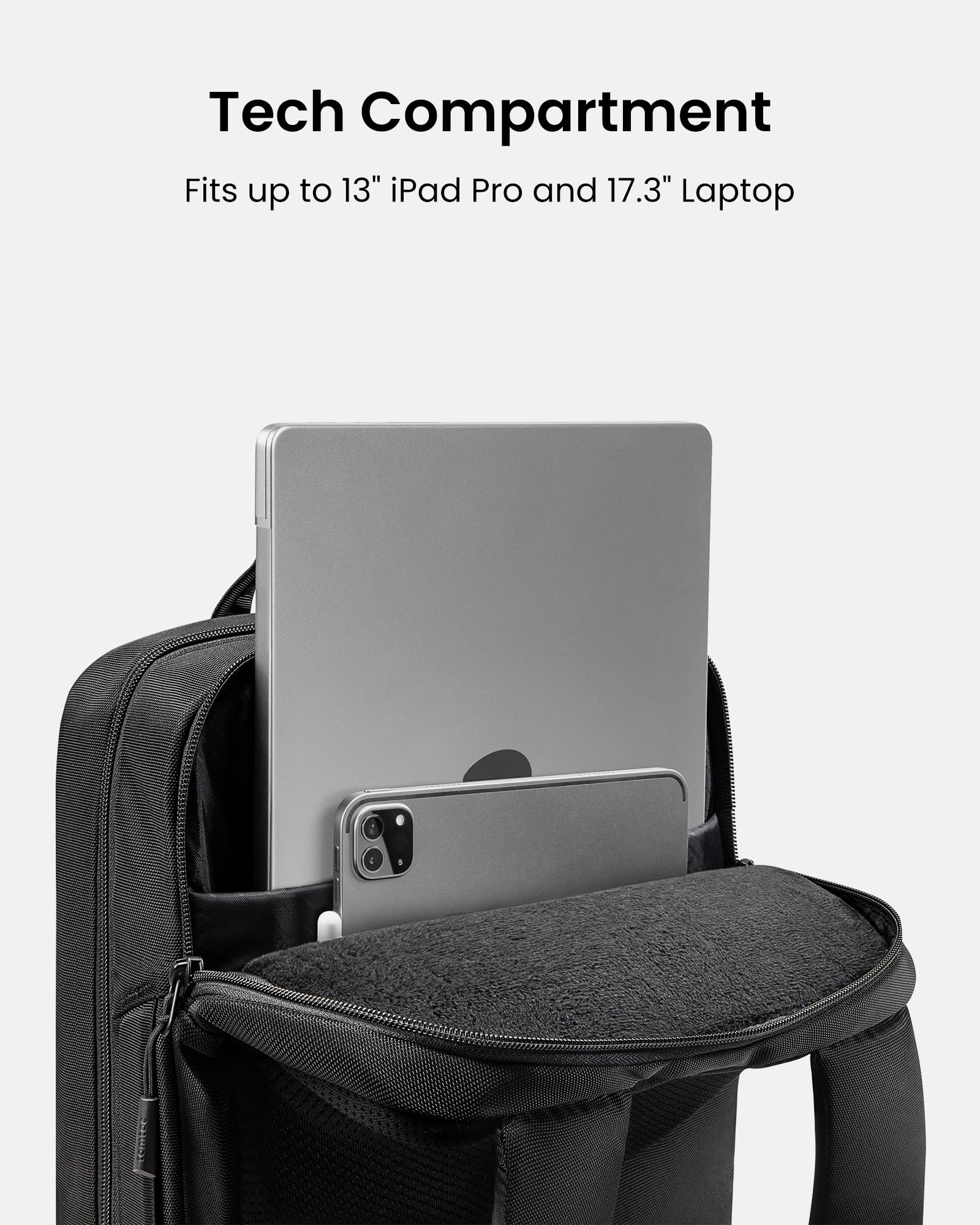 tomtoc Laptop Backpack, Laptop Bag for Men Women, 24L Everyday Computer Backpack for 16'' MacBook Pro M4, Daypack for Work, Commute, Business, College, Weekend Trip - Image 5