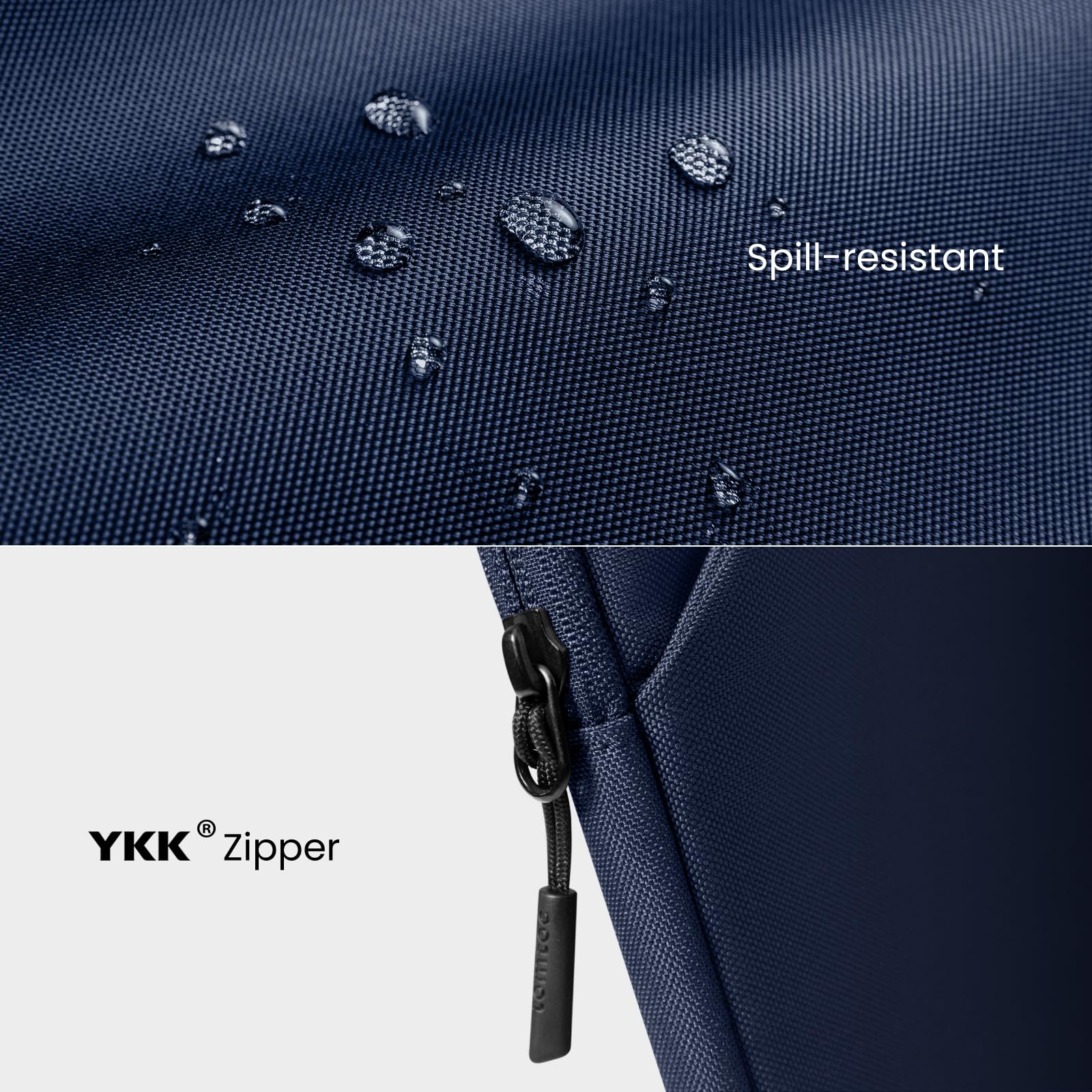 tomtoc Light-B19 Slim 13 Inch iPad Sleeve Shoulder Bag for 2025 iPad Pro M5/M4 with Acessories Storage, Eco-Friendly Fabric, Tailored for iPad Pro with Magic Keyboard and Smart Keyboard Folio - Image 8