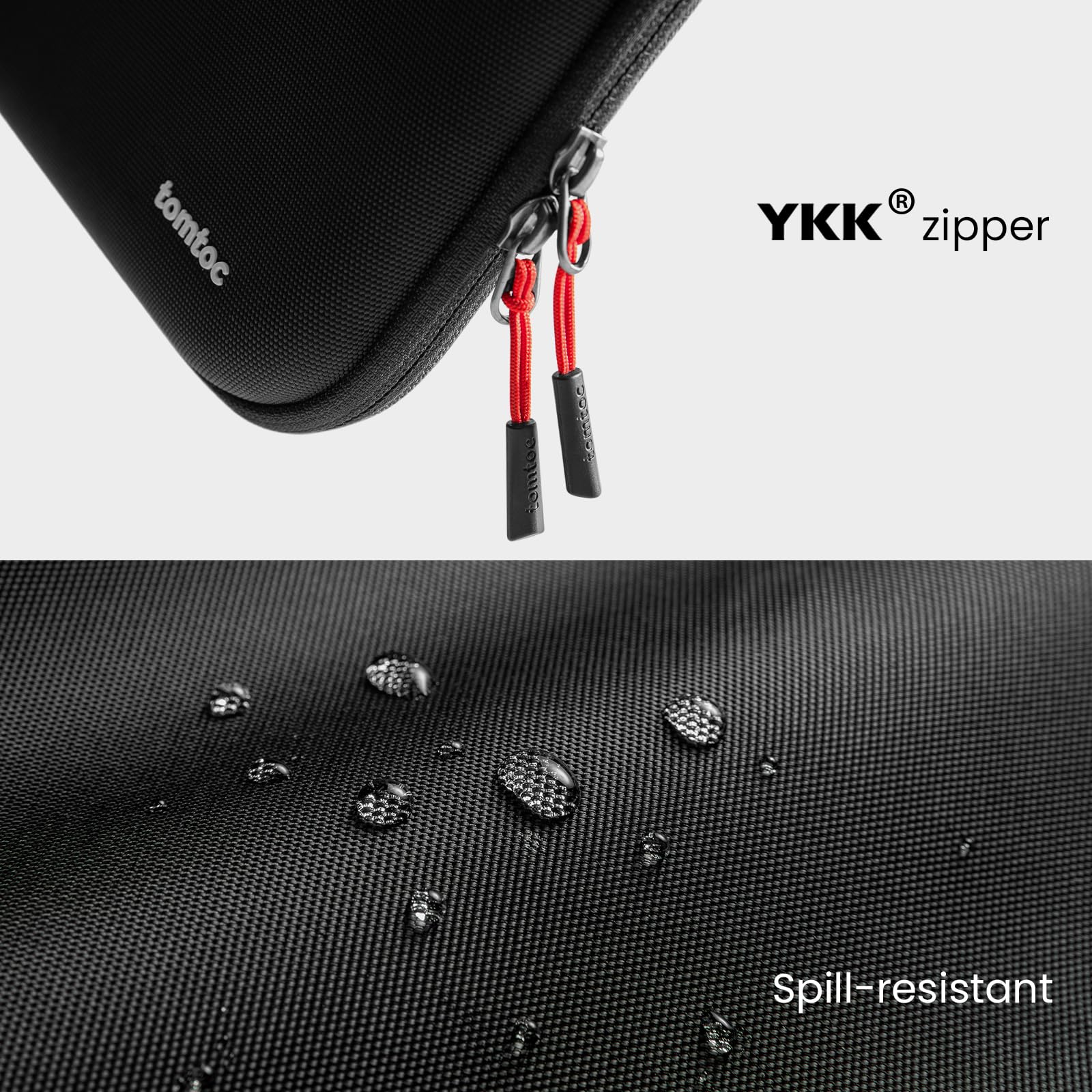 tomtoc Portfolio Case for 2026 11 Inch iPad Air M4, M3&M2, Pro M5, iPad (A16) Carrying Storage Sleeve Bag with Accessories Compartment - Image 5