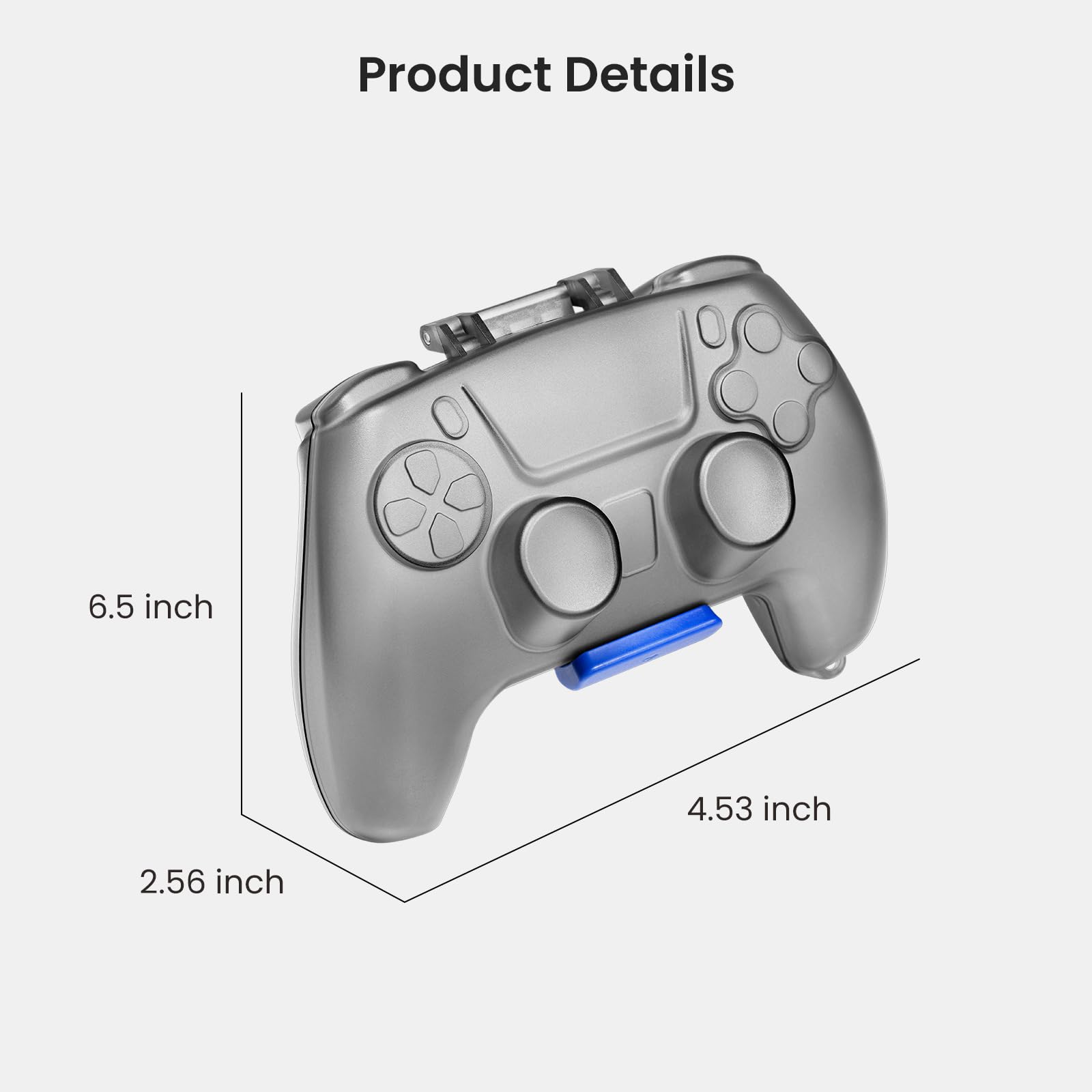tomtoc Protective Case for PS5/PS5 Pro Controller, Hard Shell Joystick Protector for Playstation 5 DualSense Wireless Remote, Shock-Proof, Dust-Resistant, Anti-scratch, Protective Cover - Image 9