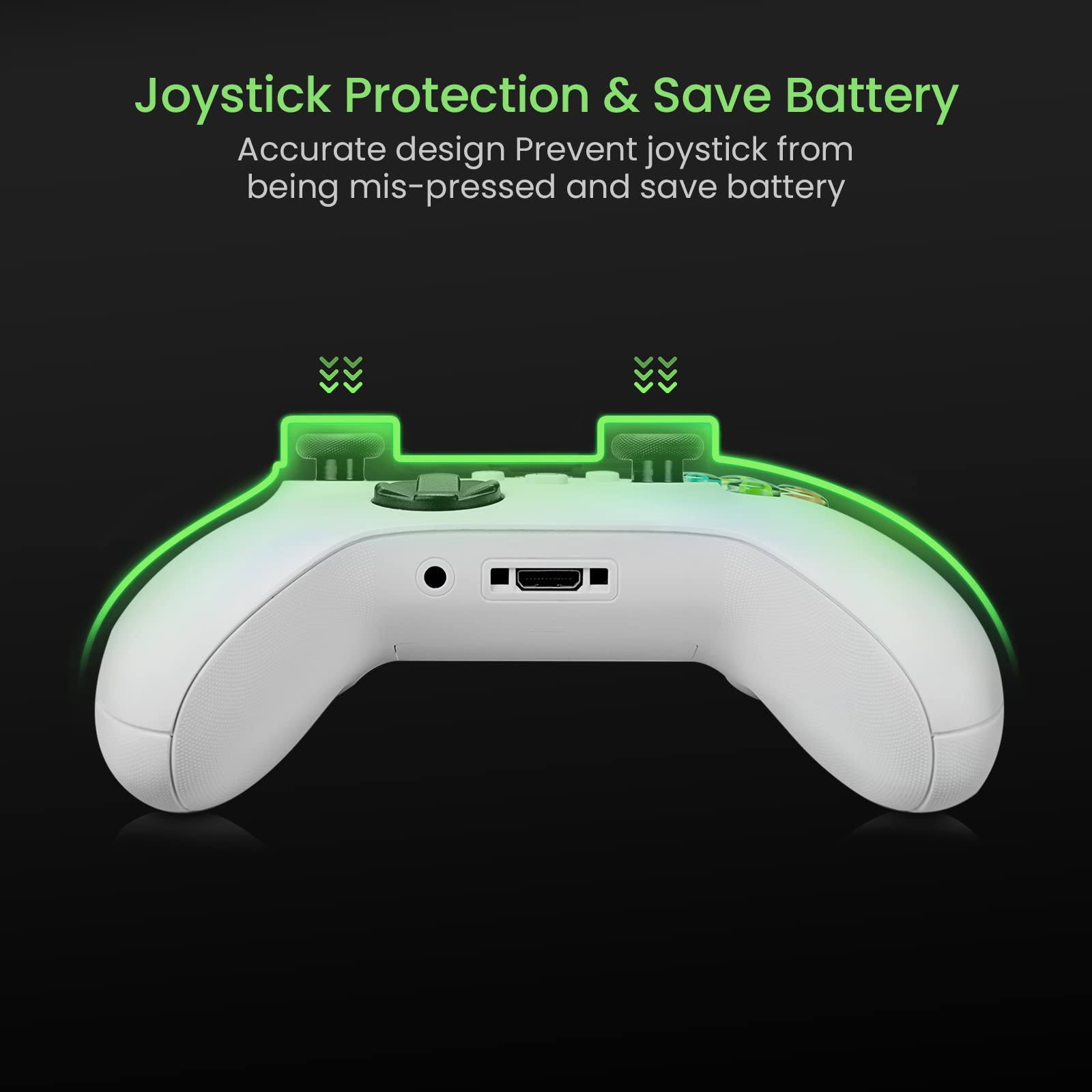 tomtoc Protective Case for Xbox Series X/S Controller, Hard Shell Joystick Protector for Microsoft Xbox Core Wireless Controller Remote, Dust-Resistant, Anti-scratch, Shock-proof Protection Cover - Image 5
