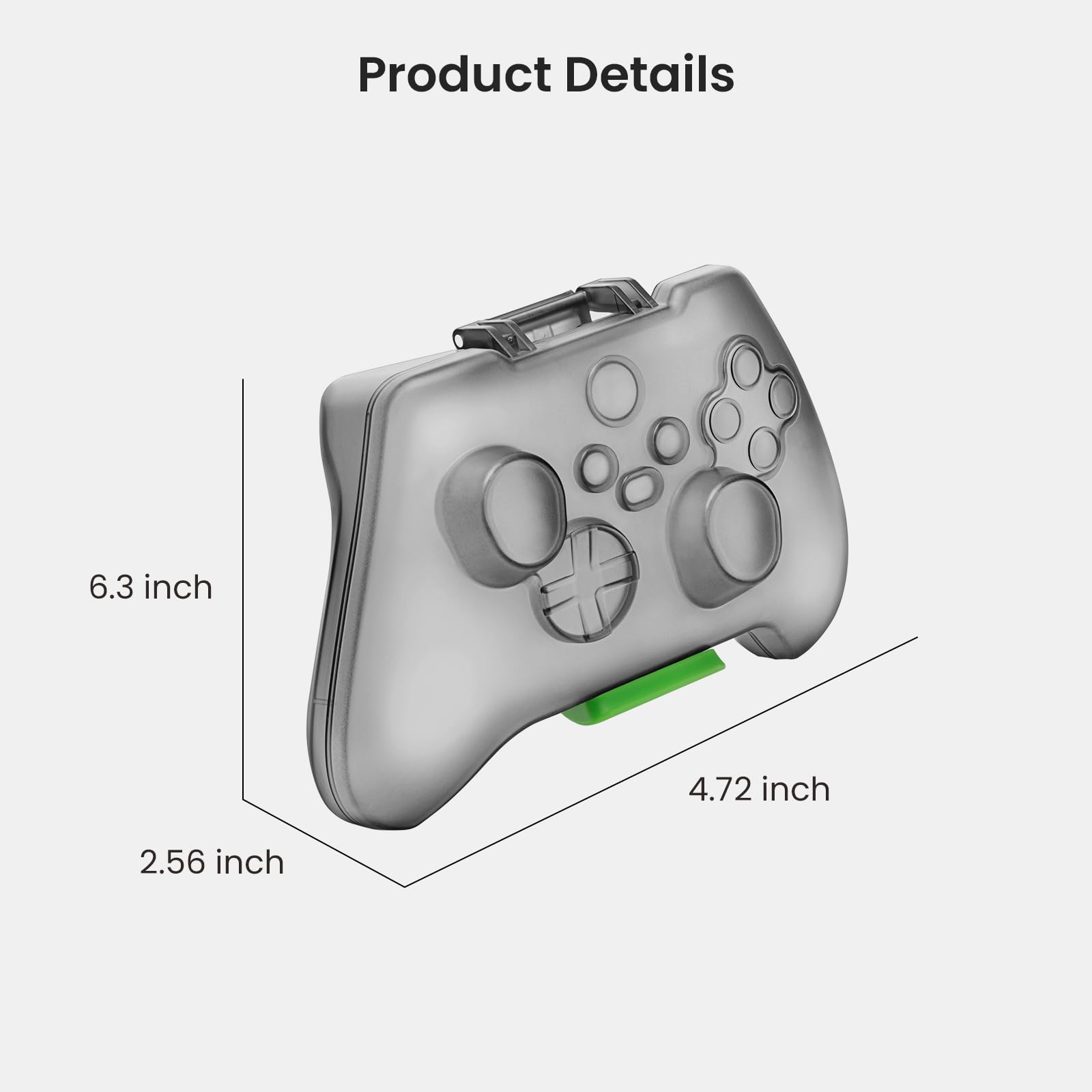 tomtoc Protective Case for Xbox Series X/S Controller, Hard Shell Joystick Protector for Microsoft Xbox Core Wireless Controller Remote, Dust-Resistant, Anti-scratch, Shock-proof Protection Cover - Image 9