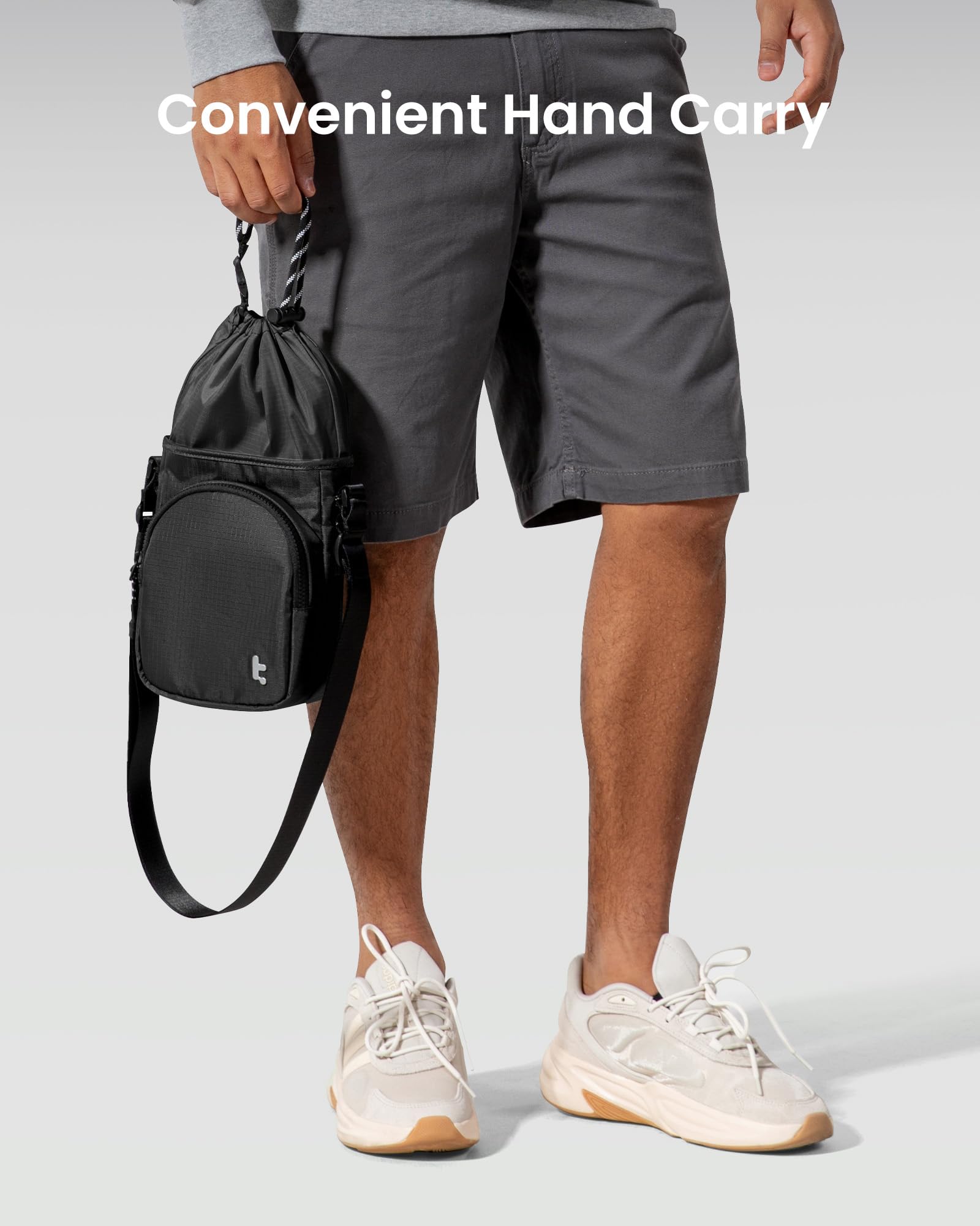 tomtoc Sling Crossbody Bag for Nintendo Switch 2/ Switch OLED Slim Case, Protective Travel Chest Carrying Gaming Pouch - Image 6