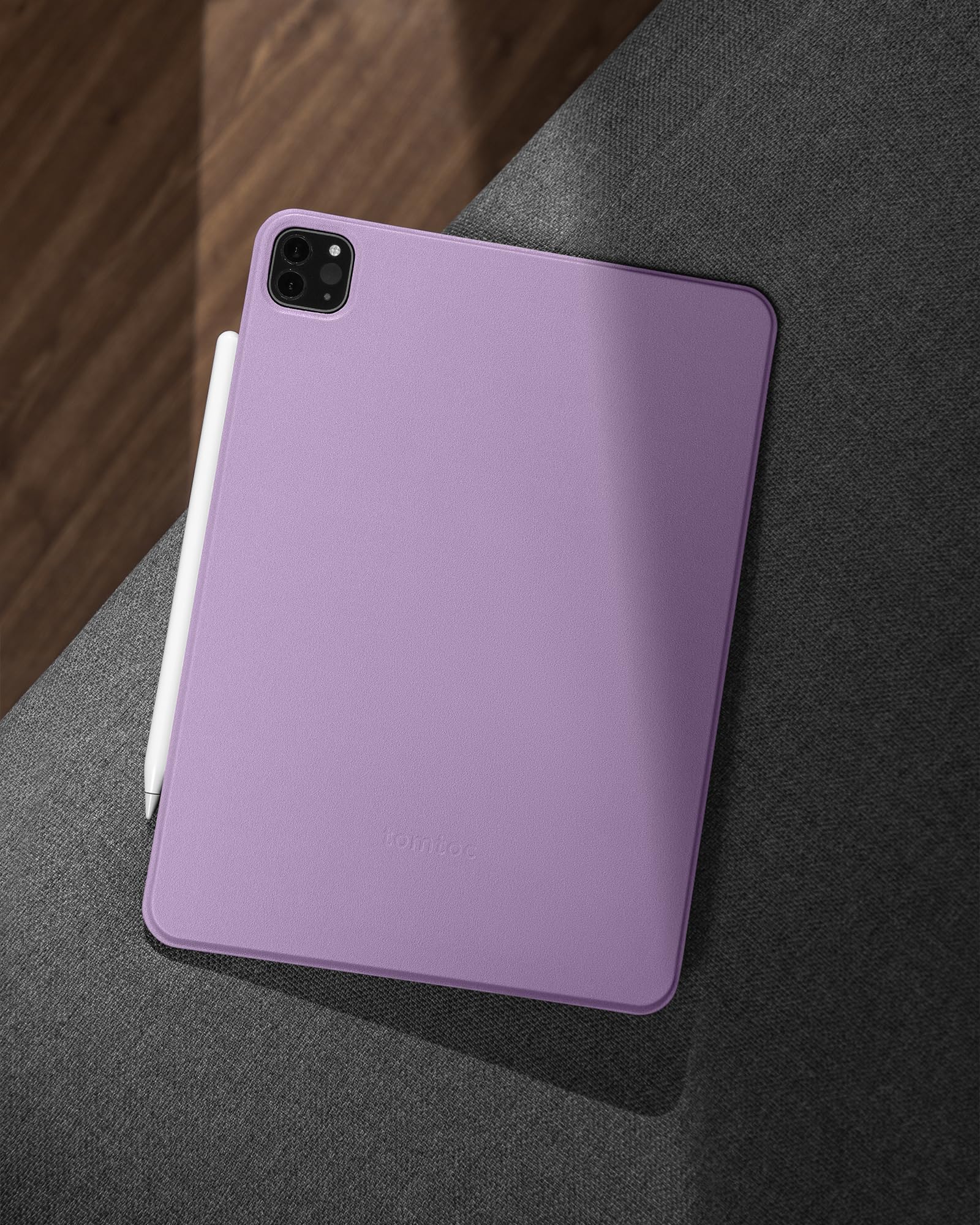 tomtoc Smart Folio Vertical Case for iPad Pro 6th/5th/4th/3rd Gen 2022-2018, 3-Layer, Separable, Slim Protective Magnetic Stand Cover with 4 Using Modes, Apple Pencil Protective Flap - Image 7